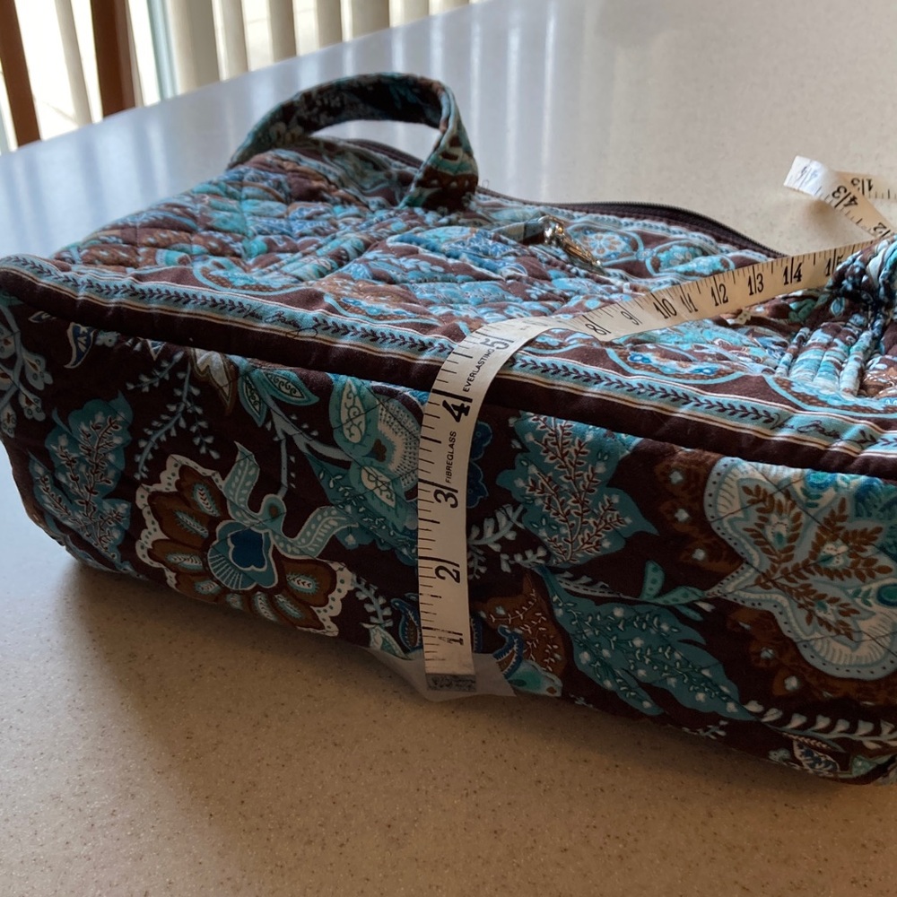 Vera Bradley Java Blue Tote Bag Made in USA - Picture 13 of 16